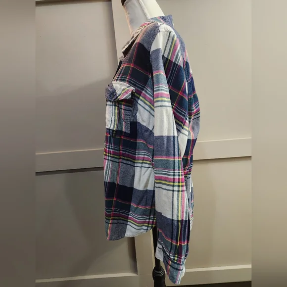 Maurices Multicolored Flannel. Size 2X. Super Cute! - Picture 3 of 8